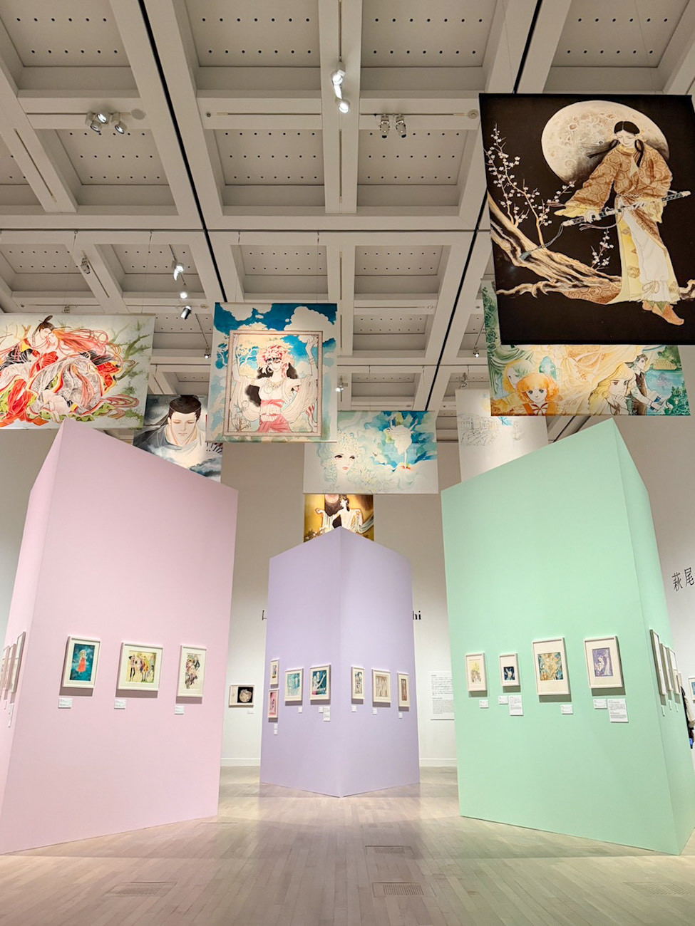 国立新美術館「少女漫画・インフィニティ　萩尾望都×山岸凉子×大和和紀 三人展」会場