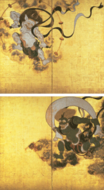 平常展示「国宝 風神雷神図屏風 俵屋宗達筆」期間展示 | 見どころ