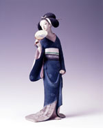 原田嘉平　博多人形　達磨　達磨大使　達磨和尚　オブジェ　置物　陶器 博多人形名品展 ～原田嘉平の世界～ | 展覧会 | アイエム