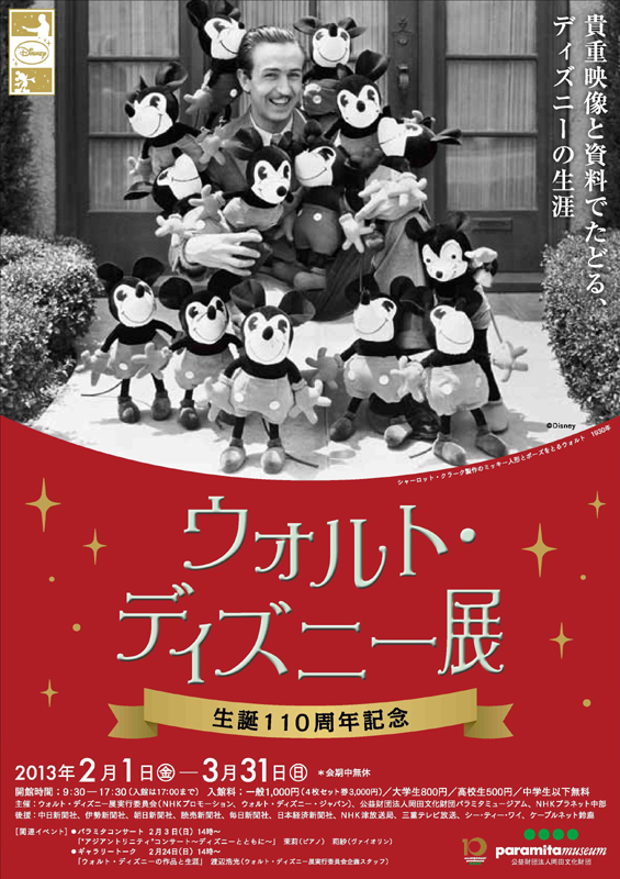 Disney ウォルト・ディズニー 生誕110周年 複製原画 額縁付き ミッキー