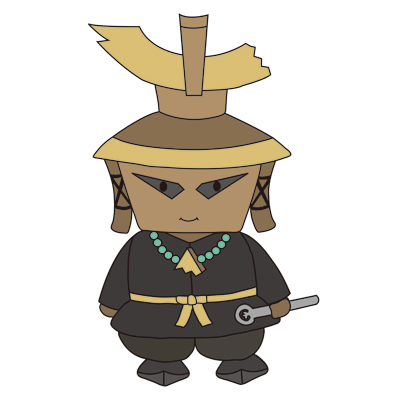 ハニワこうてい（八尾市立しおんじやま古墳学習館） 