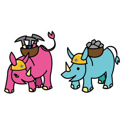 サイちゃん＆サイくん（佐野市葛生化石館）