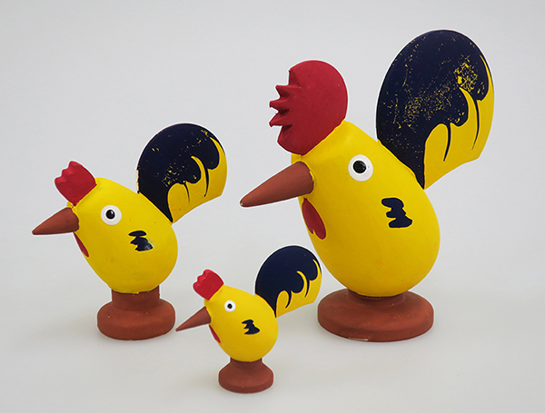 《木彫り十二支　酉》