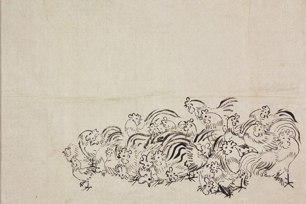 《群鶏図》