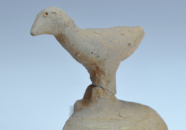 《須恵器 鳥鈕蓋》