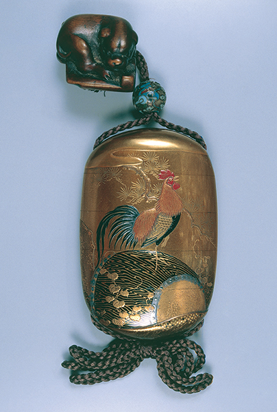 《蒔絵鶏図印籠》