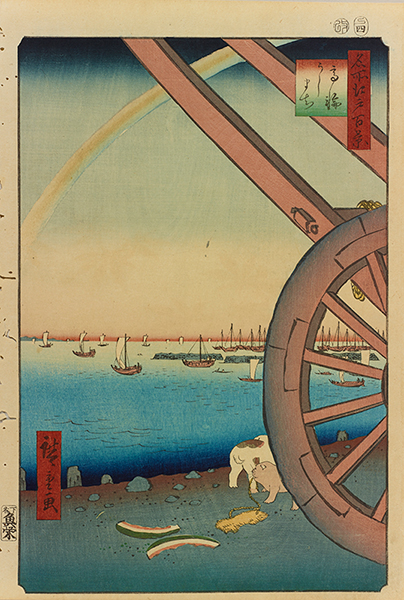 《名所江戸百景　高輪うしまち》