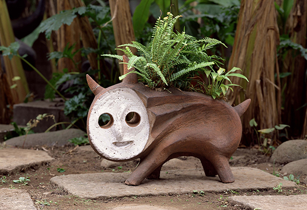 《犬の植木鉢》