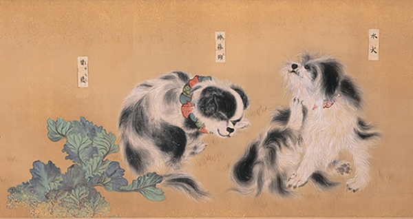 《花卉鳥獣図巻》