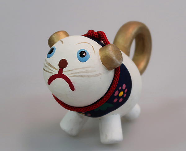 《戌　木彫り十二支》