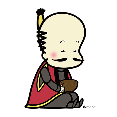 まめのぶくん（滋賀県立安土城考古博物館）