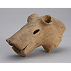 《埴輪　猪頭部》