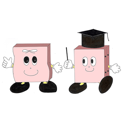 モンちゃんとジョーくん（広島県立文書館）