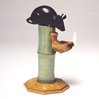 《ねずみ短檠（たんけい）》