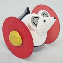 《浜松張子「干支車」ネズミ》