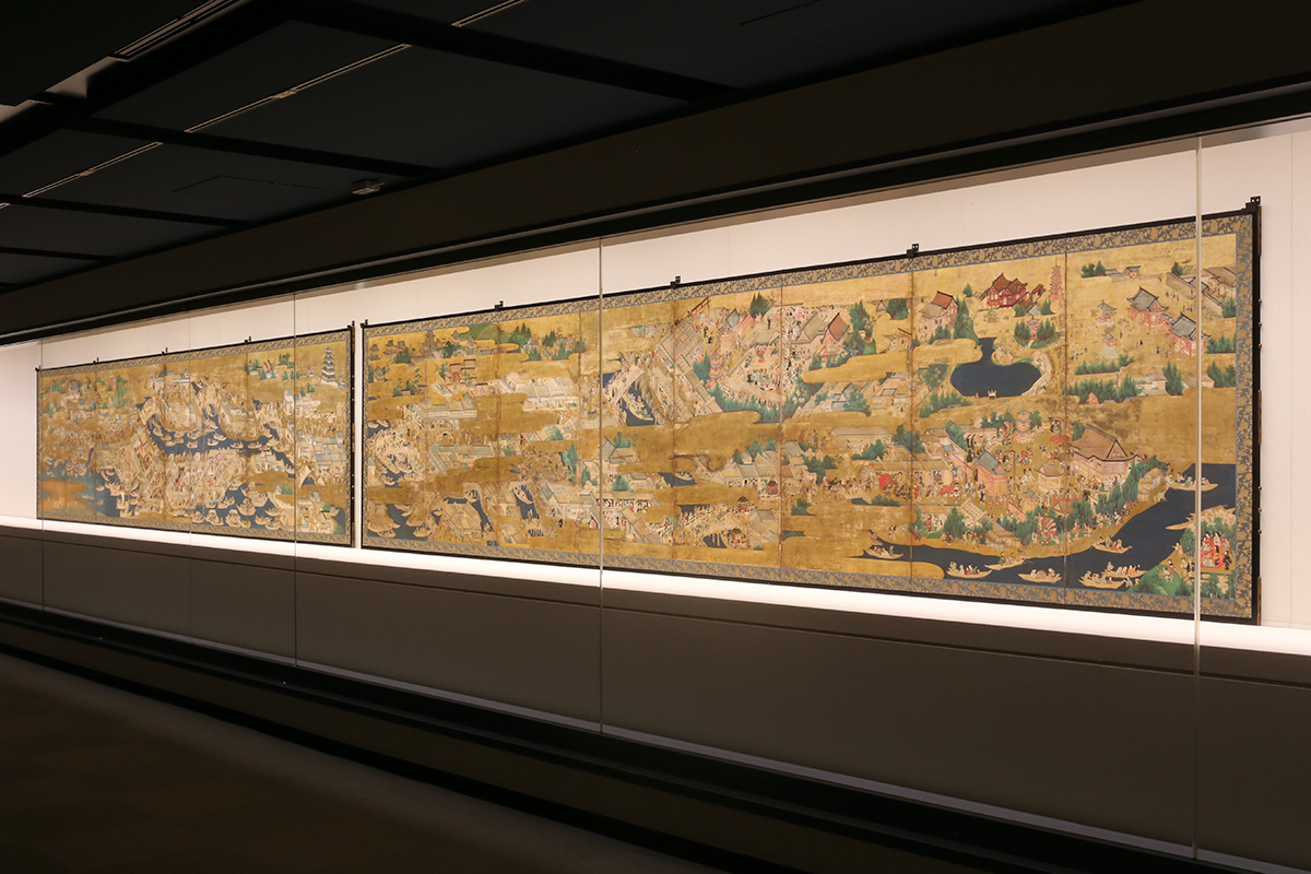 「江戸名所図屏風」と都市の華やぎ