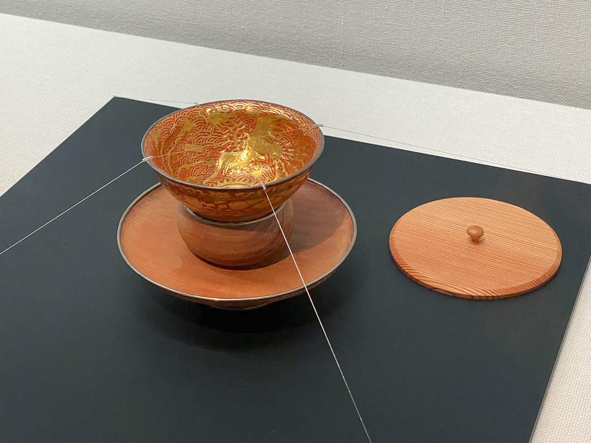 国宝 雪松図と明治天皇への献茶