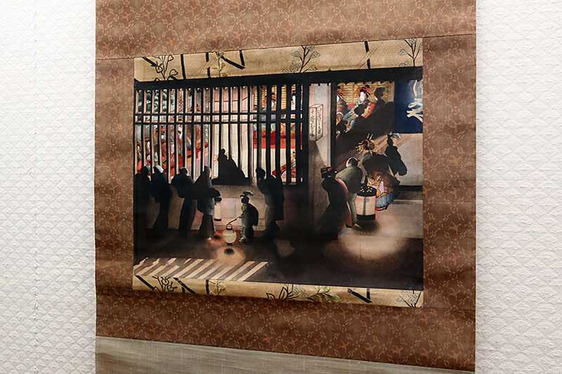 葛飾応為「吉原格子先之図」 ─ 光と影の美