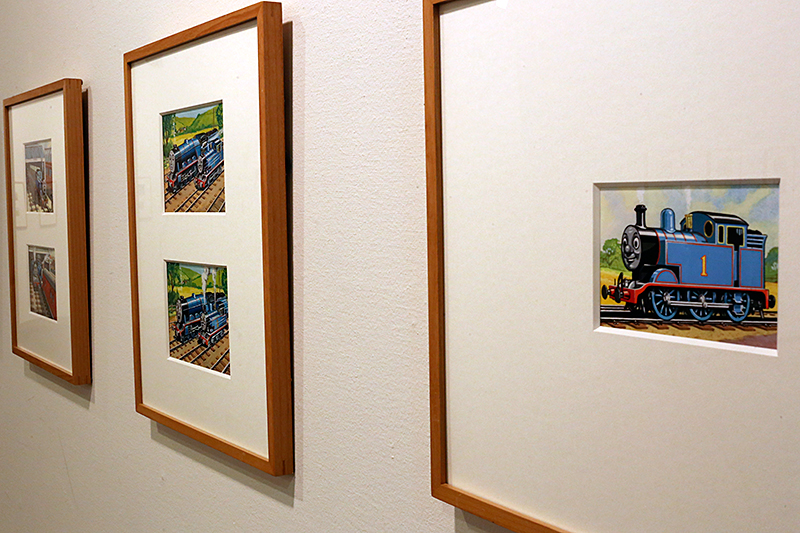 絵本原画展 きかんしゃトーマスとなかまたち