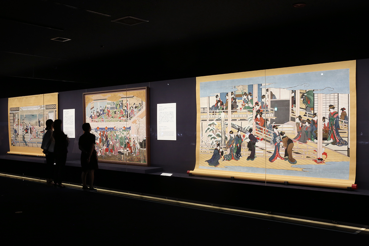 歌麿大作「深川の雪」と「吉原の花」 ―138年ぶりの夢の再会―