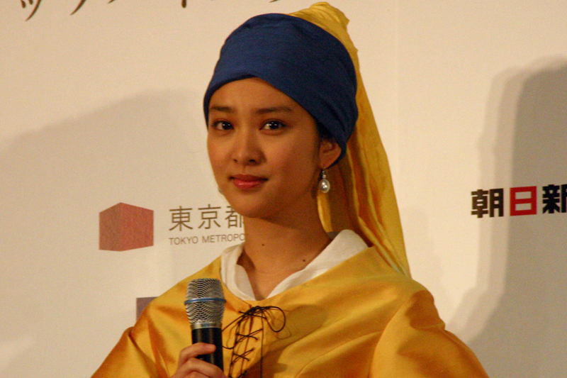 マウリッツハイス美術館展のオフィシャルサポーターに武井咲さん